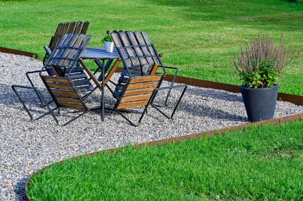 Metal Edging Installation in Yorba Linda