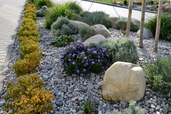 Decorative Rock Installation in Yorba Linda
