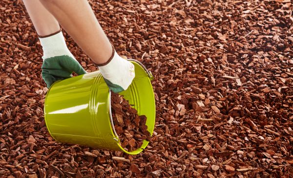 Wood Chip Landscaping in Yorba Linda