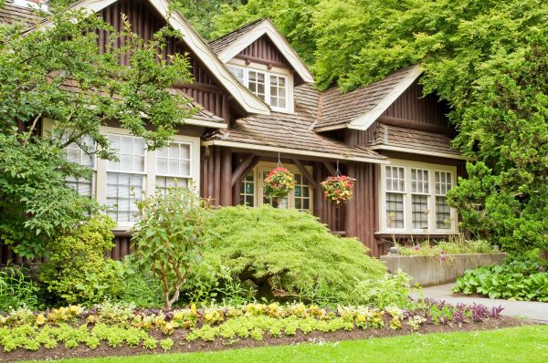 Log Home Landscaping in Yorba Linda