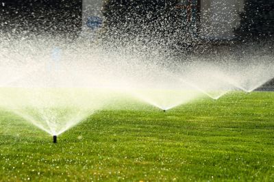 Sprinkler System in Fall